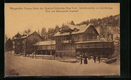 AK Kipsdorf, Margarethe Cronau-Heim, Schellermühle zu Schellerhau