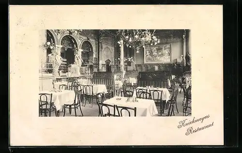 AK Hannover, Knickmeyer`s Restaurant am Theaterplatz 14