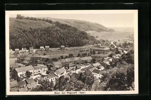 AK Honzrath a. d. Saar, Ortsansicht aus der Vogelschau