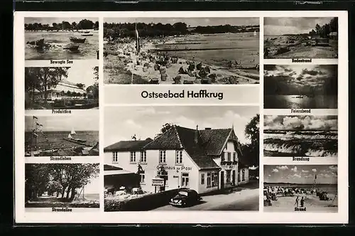 AK Haffkrug, Gasthaus zur Post, Produktion, Strandleben