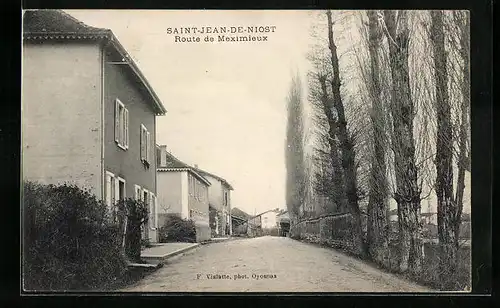 AK Saint-Jean-de-Niost, Route de Merimieux