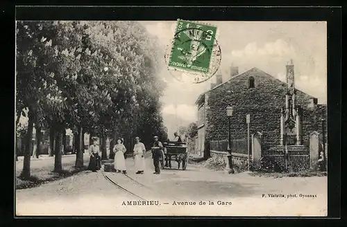 AK Ambérieu, Avenue de la Gare