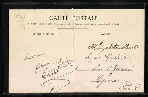 AK Ambérieu, Avenue de la Gare