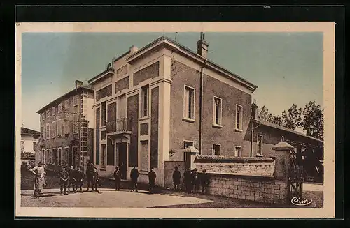 AK St-Etienne-sur-Chalaronne, Groupe Scolaire et Mairie