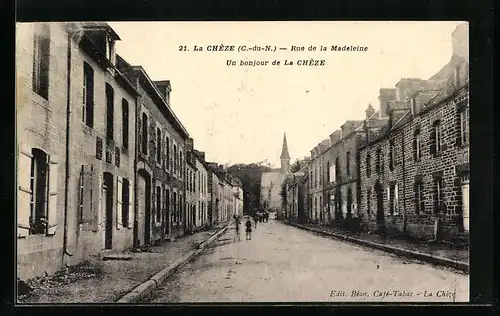 AK La Chéze, Rue de la Madeleine