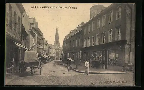 AK Quintin, La Grand Rue