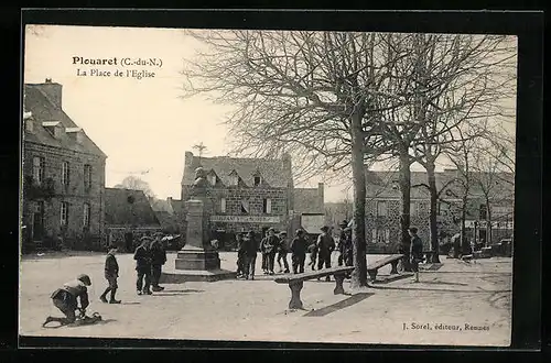 AK Plouaret, La Place de l`Eglise