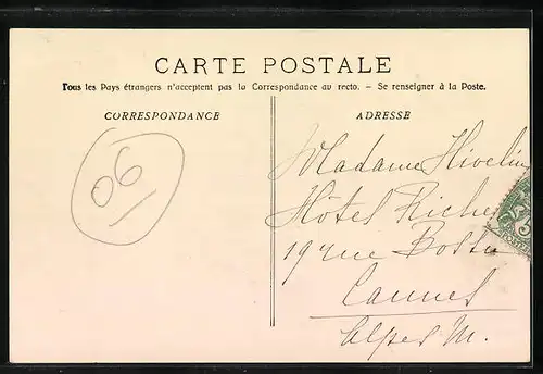 AK Grasse, Vue cote Est