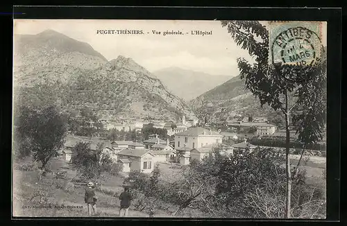 AK Puget-Théniers, Vue generale