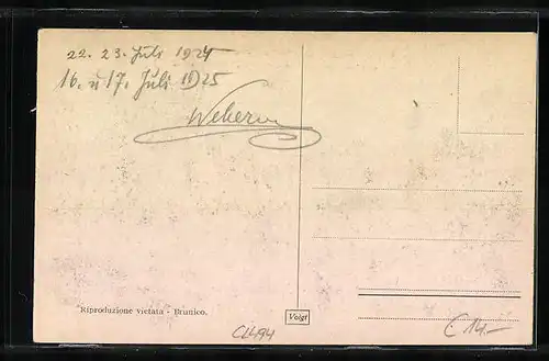 AK S. Candido, Chiesa collegiata del XIII Secolo con un bassorilievo di Christo in trono sulla porta a. S.