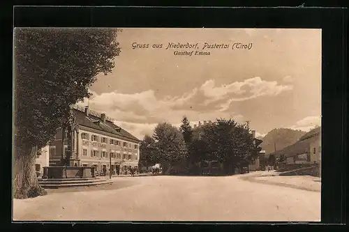 AK Niederdorf /Pustertal, Gasthof Emma