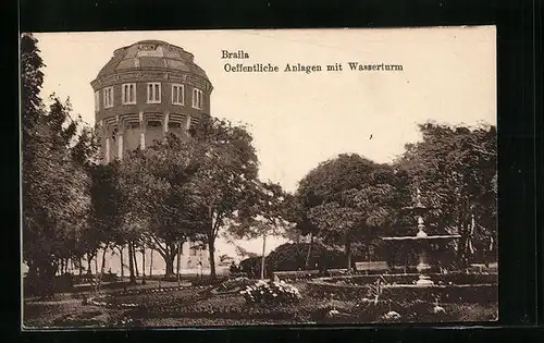 AK Braila, Öffentliche Anlagen mit Wasserturm