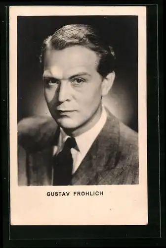 AK Schauspieler Gustav Fröhlich im Anzug