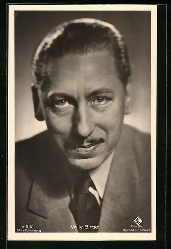 AK Porträtbild von Willy Birgel im Anzug