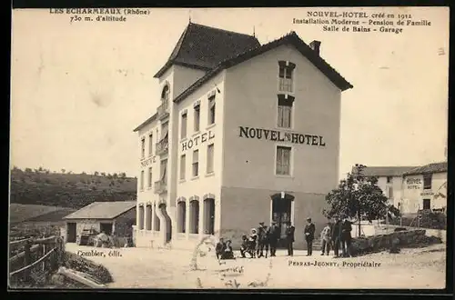 AK Les Echarmeaux, Nouvel-Hotel
