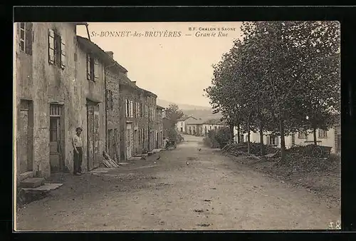 AK Saint-Bonnet-des-Bruyères, Grande Rue