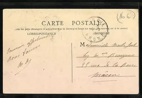 AK Lancié, Kinder auf der Strasse, Blick zur Kirche