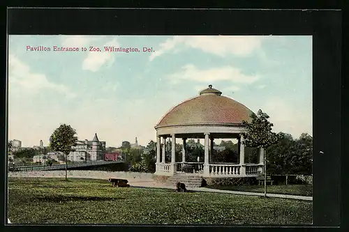 AK Wilmington, DE, Pavilion Entrance to Zoo