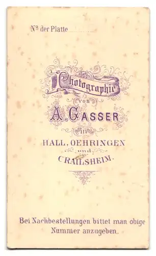 Fotografie A. Gasser, Hall, Dame im langen Kleid mit Halstuch