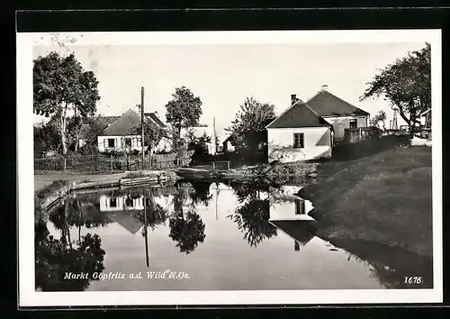 AK Göpfritz a. d. Wild, Uferpartie