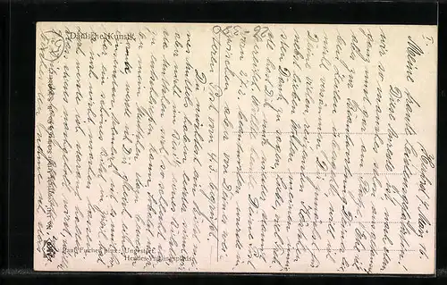 Künstler-AK Paul Fischer: Ungestört