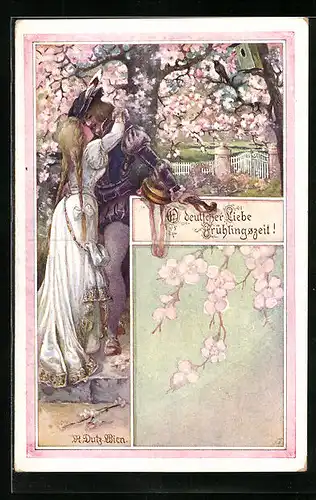 Künstler-AK Rud. Dutz: O Deutscher Liebe Frühlingszeit!