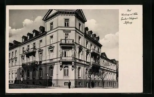 AK Bad Homburg v. d. Höhe, Gustav-Weigand-Stiftung mit Strassenpartie