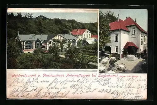 AK Wolfenbüttel, Waldrestaurant und Pensionshaus Antoinettenruh