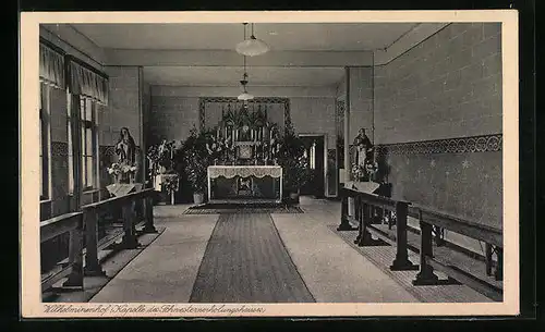 AK Berlin, Wilhelminenhof, Kapelle des Schwesternerholungshauses, St. Maria-Viktoria Krankenhaus in der Karlstrasse 27-30