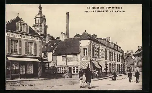 AK Lamballe, Rue Courbe