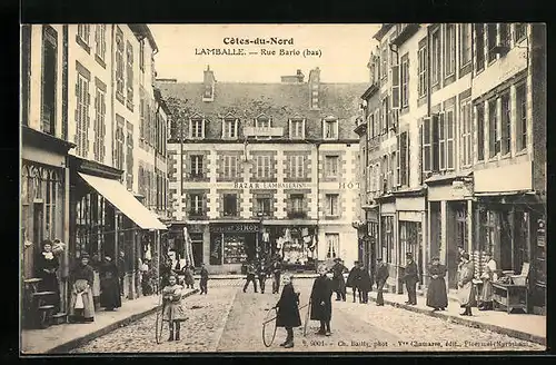 AK Lamballe, Rue Bario