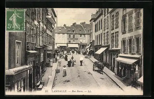 AK Lamballe, Rue Bario