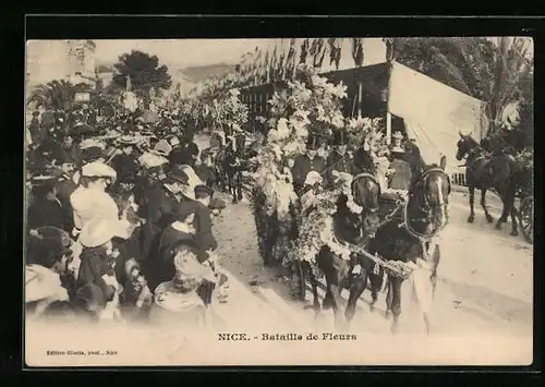 AK Nice, Bataille de Fleurs