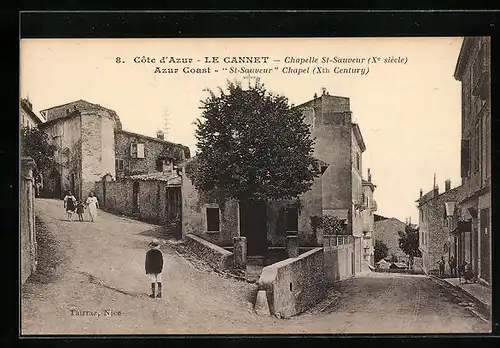 AK Le Cannet, Chapelle St-Sauveur