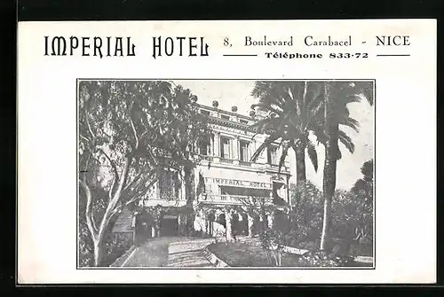 AK Nice, Imperial Hotel, 8, Boulevard Carabacel