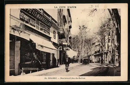 AK Grasse, Boulevard Jeu-de-Ballon