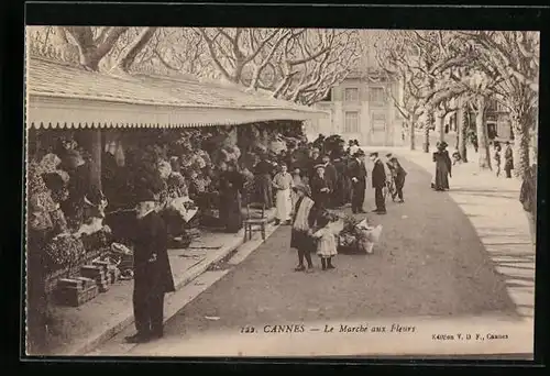 AK Cannes, Le Marché aux Fleurs