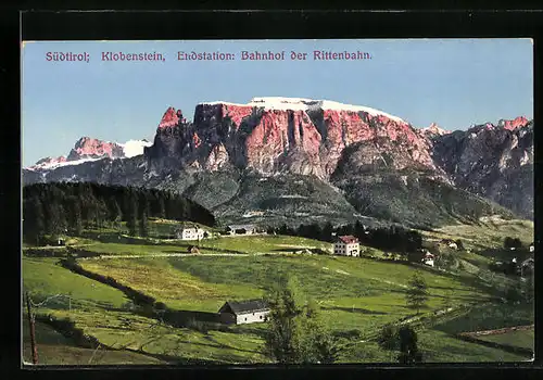 AK Klobenstein, Endstation der Rittenbahn