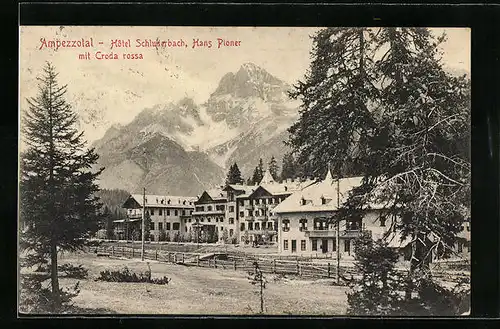 AK Ampezzotal, Hotel Schluderbach, Croda rossa