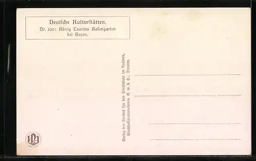 Künstler-AK Bozen, König Laurins Rosengarten