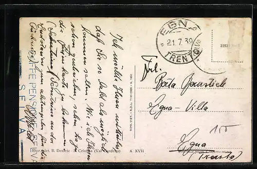 AK Selva, Panorama verso il Gruppo Sella