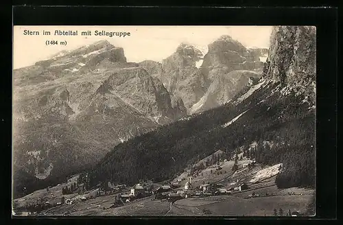 AK Stern im Abteital, Ortsansicht mit Sellagruppe