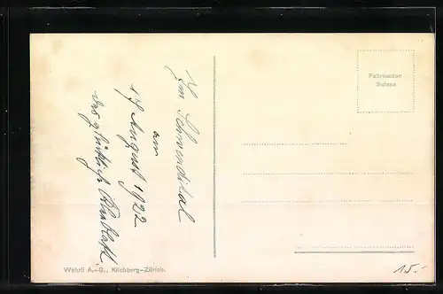 AK Appenzell, Landkarte mit Alpstein