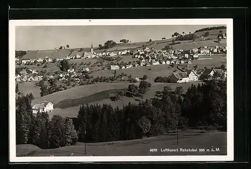 AK Rehetobel, Ortsansicht mit Kirche