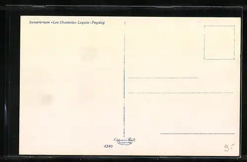 AK Leysin-Feydey, Sanatorium Les Chamois