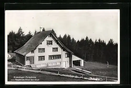 AK Grub, Kreuzlinger Ferienheim am Fünfländerblick