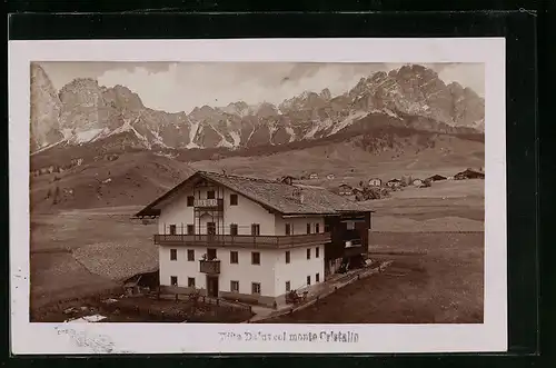 AK Cortina, Villa Dalus col Monte Cristallo