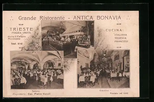 AK Trieste, Grande Ristorante, Antica Bonavia