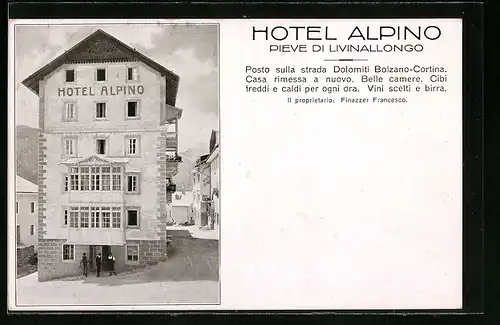 AK Pieve di Livinallongo, Hotel Alpino