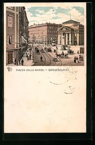 Lithographie Trieste, Piazza della Borsa